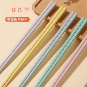 Palillos hexagonales de aleación de color Morandi, antideslizantes, duraderos, para adultos - Product Image 1