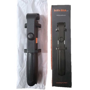 Perche à <span class=keywords><strong>selfie</strong></span> pour téléphone avec mini trépied intégré en alliage d'aluminium, stabilisatrice et extensible, idéale pour le streaming en direct et les voyages - Product Image 5