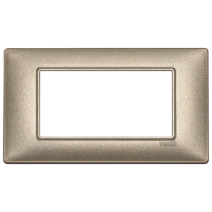 Plaque murale Vimar Bronze Métallique 15x9,3 cm pour interrupteurs - Product Image 1
