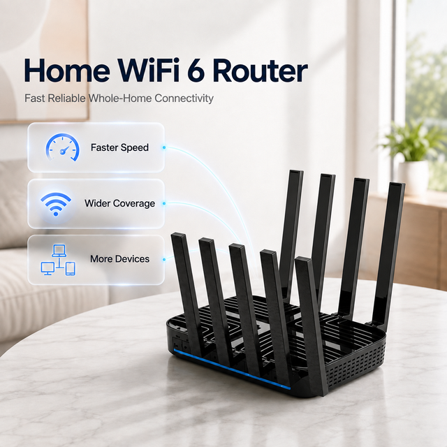 5.8G 802.11ax Home Wifi Router Wireless MT7981B 2.4G/5.8G DualBand Gigabit Esim Router Wireless Router Broadband Router Wireless
