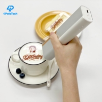 Imprimante alimentaire à encre comestible pour café, machine d'impression de motifs et de textes personnalisés pour gâteaux, pains, desserts, boissons et vaisselle