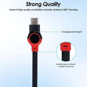 Nouveau câble d'empreintes digitales Bio Usb A vers Usb C câble de synchronisation de données chargeur de charge rapide téléphone portable Type C pour Huawei Samsung Xiaomi - Product Image 3