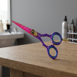 Tijeras de Peluquería Profesionales ASAP para Diestros, de Mango Largo, Punta Redonda, Acero Inoxidable, Calidad de Salón, Belleza Sostenible - Product Image 1