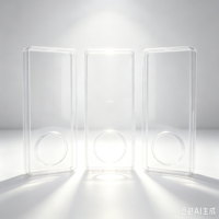 Coque de téléphone transparente antichoc en acrylique Qin pour téléphone Android F25 avec boîte