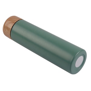 Bình giữ nhiệt nước bằng thép không gỉ hai lớp, họa tiết gỗ, 250ml - Product Image 4