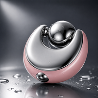 Rouleau de massage facial et oculaire en acier inoxydable 2026, billes de cryothérapie pour spa à domicile avec double tête