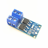 Stock 15A 400W Dual MOS FET PWM Module de pilotage Commutateur de déclenchement haute puissance Panneau de commande du régulateur