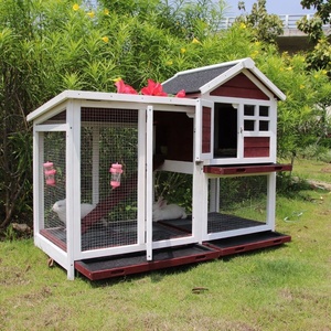Liste de prix pour huche de lapin extérieure Unique, Cage de lapin en bois pour maison de volaille pour petits animaux, jardin - Product Image 4