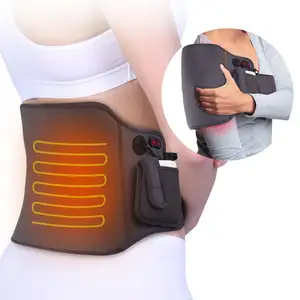 Sabuk pemanas elektrik, sabuk pinggang panas USB, bungkus pemanas listrik untuk meredakan sakit punggung dan kram periode