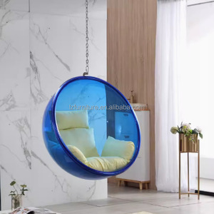 Chaise suspendue de jardin en acier inoxydable et acrylique transparent, style bulle, pour salon - Offre spéciale - Product Image 2