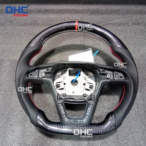 Volant en fibre de carbone véritable pour Seat Leon <span class=keywords><strong>Cupra</strong></span> Mk3 <span class=keywords><strong>Tarraco</strong></span> Arona 2014-2018, entrepôt UE - Product Image 3