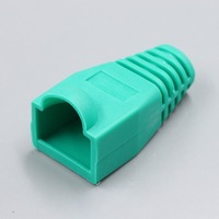 Funda Protectora de Goma para Conector RJ45 Cat5 Cat5e Cat6 Cat6a, Tapón para Cable de Red e Internet, Alivia la Tensión, Color Rojo