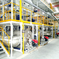 Machine de pyrolyse industrielle continue de pneus usagés Niutech, capacité de 30 tonnes/jour, durée de vie du réacteur de 10 ans, huile et caoutchouc efficaces