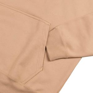 Sudadera con Capucha Color Caqui con Logotipo Personalizado para Hombre, Sudadera Cómoda, Informal, Vintage, Sólida, con Bolsillo Tipo Canguro y Cordón Ajustable - Product Image 5