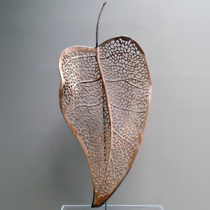 Maison esthétique tenture murale cuivre plaqué fer pièce d'art fabricant indien décoratif salon décor usine article en gros - Product Image 1