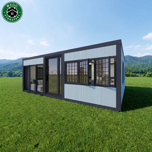 บ้านคอนเทนเนอร์แบบกำหนดเอง 2/3 ห้องนอน บ้านสำเร็จรูปแบบขยายได้ พับเก็บได้ บ้านหรูหราขนาด 20 ฟุต / 40 ฟุต โซลูชั่นที่อยู่อาศัยเคลื่อนที่ - Product Image 1