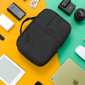 Estuche Organizador de Cables Portátil y Duradero con Cremallera para Accesorios Electrónicos, Audífonos y Viajes, con 4-6 Compartimentos - Product Image 6