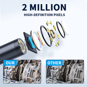 กล้องเอนโดสโคปเกรดอุตสาหกรรม ความสว่างสูงพิเศษ (ไฟ LED 8 มม. 8 ดวง) มาพร้อมอุปกรณ์เสริมหลากหลาย ให้การใช้งานที่หลากหลาย - Product Image 6