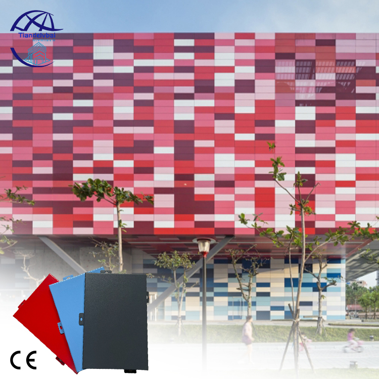 decorative facade panel aluminium gradient
