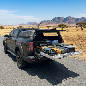 Bandeja Deslizante de Aluminio Estilo Todoterreno para Camionetas Ford F150, RAM, Hilux, Ranger, Dmax, Tacoma, Chevrolet - Bandejas Deslizantes Push-Pull para Camionetas - Product Image 4