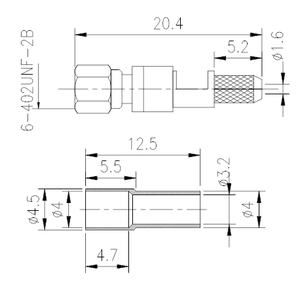 Connecteur coaxial RF plaqué <span class=keywords><strong>or</strong></span> SSMC femelle WTR100 pour câble RG174 RG316, <span class=keywords><strong>à</strong></span> sertir, en stock, conforme ROHS, fourni directement par <span class=keywords><strong>l</strong></span>'usine - Product Image 4