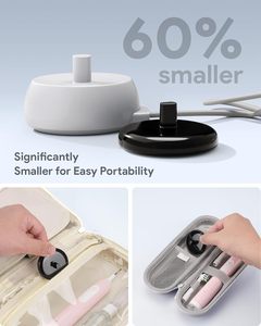 เครื่องชาร์จแปรงสีฟันไฟฟ้าแบบพกพาขนาดเล็ก USB-C ใช้ได้กับ <span class=keywords><strong>Oral</strong></span> <span class=keywords><strong>B</strong></span> <span class=keywords><strong>Pro</strong></span>/iO/D แบบเหนี่ยวนำ  ฐานชาร์จแบบพกพาขนาดเล็ก ชนิด Type C (สีดำ) - Product Image 4
