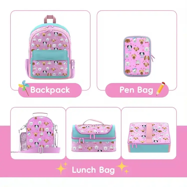 Weiju Рюкзак Школьные принадлежности на заказ сумка для ручек школьная сумка и сумка для обеда набор для детей
