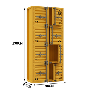 خزانة معدنية صناعية من الدرجة التجارية قفل قوي من الفولاذ المقاوم للصدأ موظف في المركز التجاري للاستخدام في صالة الألعاب الرياضية - Product Image 3