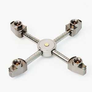 Konektor adaptor kompor, konverter tangki Gas, konektor pembakar, adaptor dengan 4 port untuk piknik BBQ berkemah di luar ruangan - Product Image 1
