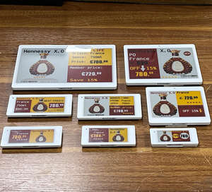 Etiqueta de Precio Digital ESL con Pantalla de Tinta Electrónica Personalizada en China para Sistema de Estanterías Industriales para Canadá - Product Image 1