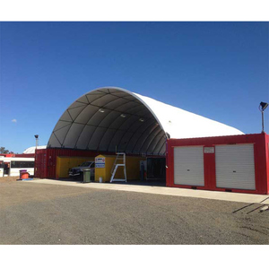 Abri dôme de stockage extérieur robuste préfabriqué de 40 pieds, fabricant de auvent pour conteneur maritime - Product Image 6