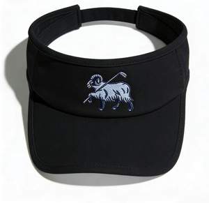 Casquette de golf brodée avec motif de bélier, visière réglable, casquette de sport pour hommes et femmes, visière de golf, tennis, plage - Product Image 4