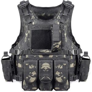 Customizable Outdoor Training Tactical Vest Quick Release Buckle Molle System Proof for Personal Defense <b>Equipment</b> for Tactical - Product Image 1
