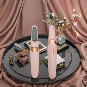 USB ricaricabile elettrico smerigliatrice a pedale manico lungo Logo personalizzato pietra Pedicurist rimozione calli per pelle morta Peeling callo - Product Image 3