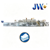 Machine automatique JWC 2026 pour la fabrication de sous-couches pour animaux de compagnie, machine de production de matelas jetables à grande vitesse pour chiens