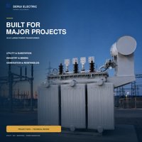 Transformateur de puissance immergé dans l'huile 35 kV de grande puissance, 8 MVA à 31,5 MVA, YNd11 triphasé pour projets de postes de transformation industriels et utilitaires, IEC 60076