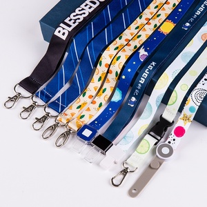 Tùy chỉnh thân thiện với môi trường hiện đại đơn giản giấy phép làm việc dây buộc thẻ chuyển nhiệt tay áo treo dây vải <span class=keywords><strong>polyester</strong></span> - Product Image 3