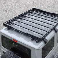 Porte-bagages de toit Lantsun JMN145 en alliage d'aluminium + acier pour Suzuki Jimny 2019-2026, 3 portes uniquement