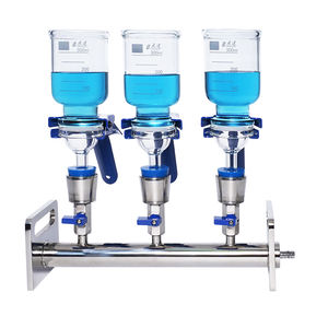 Labor Hochwertiges 3-Wege-Glas-Trichter-Verteilersystem für Vakuumfiltration und Mikrobielle Grenzwertprüfung - Product Image 1