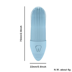 Food Grade Silicone Dog Finger Toothbrush 360 Pet <b>Tooth</b> Brushing <b>Tool</b> Finger Toothbrush for Cat Dog Pet <b>Teeth</b> <b>Cleaning</b> - Product Image 6