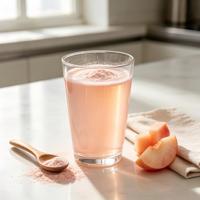 Poudre de pêche juteuse au miel 100% pure et naturelle pour boissons, pâtisseries et aliments santé