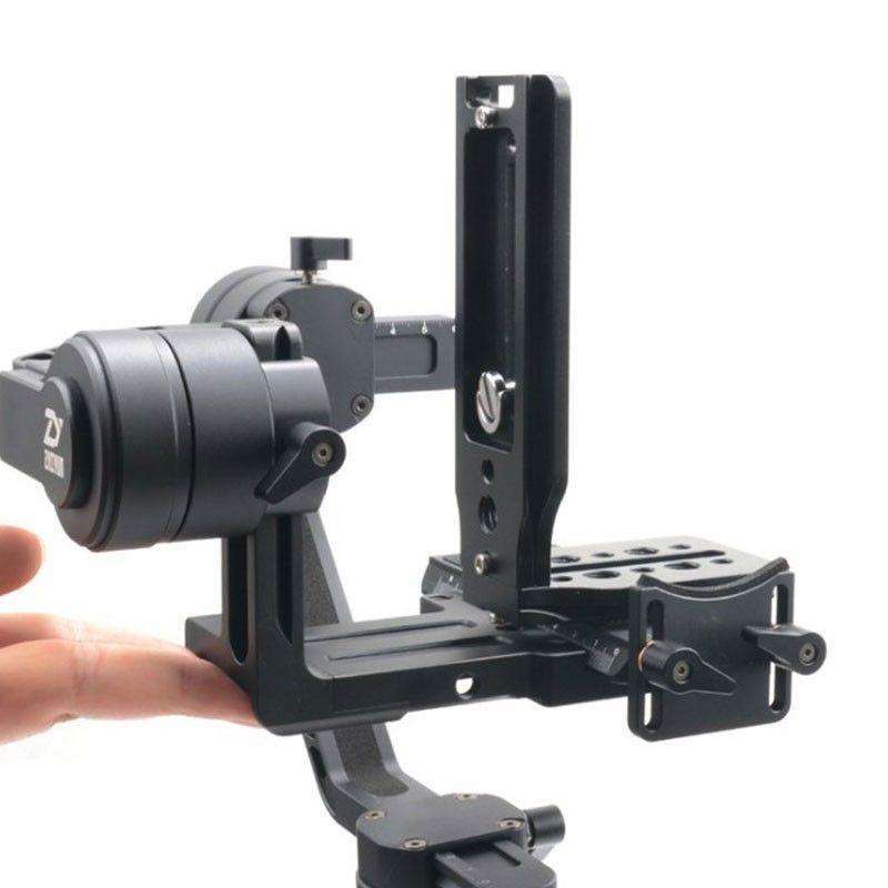 Aluminum L Shape Vertical Shot Quick Release Plate Steel or Aluminum L Camera Hand Grip Quick Release Plate Bracket