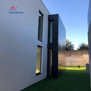 לוח מרוכב אלומיניום 4 מ "מ סגול alucobond דפוס עץ קיר חיצוני - Product Image 5