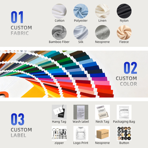 Logo personalizzato Vintage oversize Pullover felpe per gli uomini a maglia felpe con cappuccio lavato allentato formato 3D ricamo ODM - Product Image 5