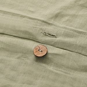 Parure de lit motif papillon en promotion – 4 pièces en <span class=keywords><strong>lin</strong></span> lavé avec broderie lourde pour la maison - Product Image 2