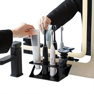 Nuevo Organizador de Escritorio para Cepillos de Dientes Eléctricos de Plástico Impreso en 3D de 160g, Soporte para Rasuradoras y Pasta Dental, Esenciales para Baño, Transfronterizo - Product Image 1