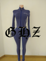 Ensemble de survêtement 2 pièces pour femme avec logo personnalisé, veste zippée et leggings taille haute, passepoil contrastant, tenue de sport décontractée pour l'entraînement et le jogging