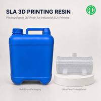 Resin UV Pabrik Langsung untuk Printer 3D SLA 355nm, Resin UV Curing, Susut Rendah, Presisi Tinggi, 10kg 5kg 10L Grosir