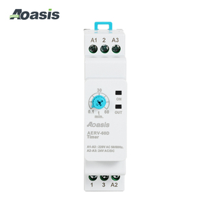 Relé de tiempo de función única ERV-60D con retardo de 0.1~60min, 220V AC - Product Image 2