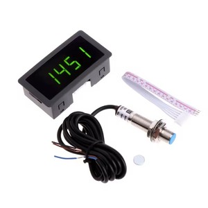 Độ chính xác cao tần số kỹ thuật số <span class=keywords><strong>tachometer</strong></span> 0.56 "4 LED DC 8-24V động cơ xe tốc độ Meter rpm tốc độ Tester 10-9999r/M - Product Image 3